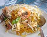 Pad thai food