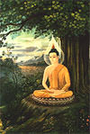 buddha under tree