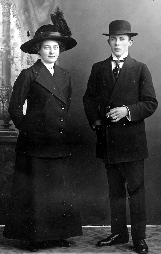 Sven Ludvig Spång och Mimmi Lindström