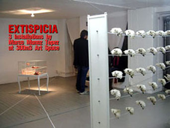 Extispicia, Exhibition