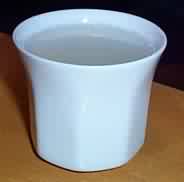 cup with water