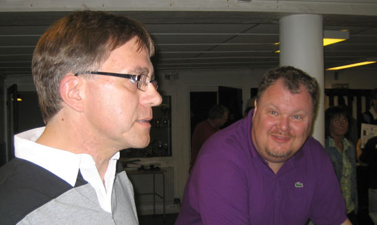Janne Andersson and Peter Bäckström