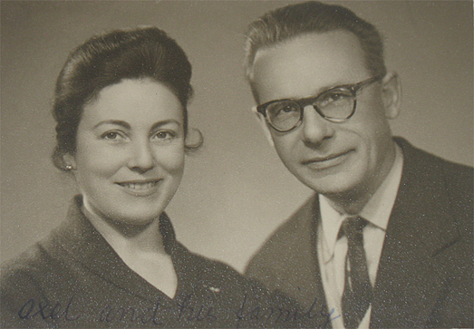 Axel Hallberg med hustru