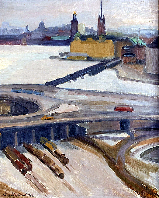 Lisa Haglund - Motiv frånSlussen 1946