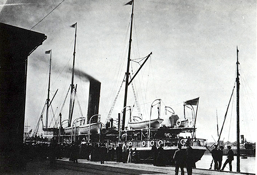 SS Romeo i Göteborg ca 1895